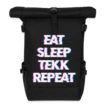 Hardtekk Tekk - Rolltop Rucksack - Schwarz - Vorne