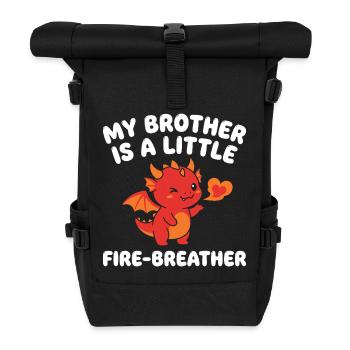 Sœur Dragon Mignonne Sœur - Sac à dos roll top - noir - Devant