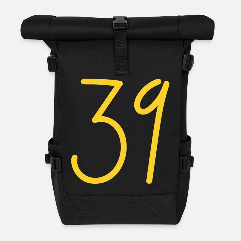 39 - Rolltop Rucksack - Schwarz