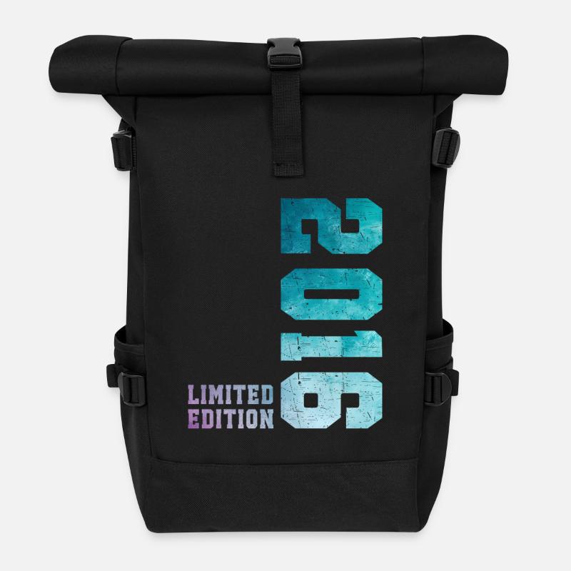 2016 Limited Edition 10 Jahre Jubiläum - Rolltop Rucksack - Schwarz