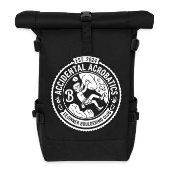 Emblème du club débutant en bloc - Sac à dos roll top - noir - Devant