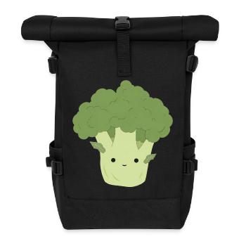 Ben Broccoli – Sweet Kawaii Vegetable Design - Sac à dos roll top - noir - Devant