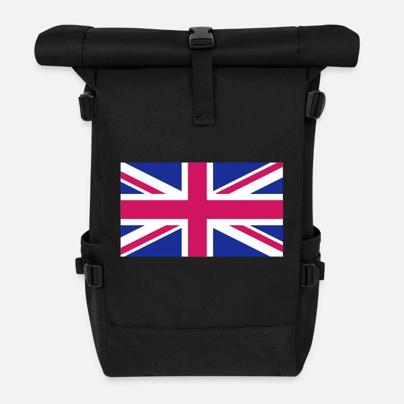 UK - Roll Top Backpack - black