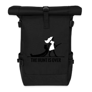The hunt is over JGA Junggesellenabschied Party - Roll Top Backpack - black - Front