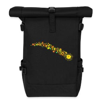 Extrême étoile filante - Sac à dos roll top - noir - Devant