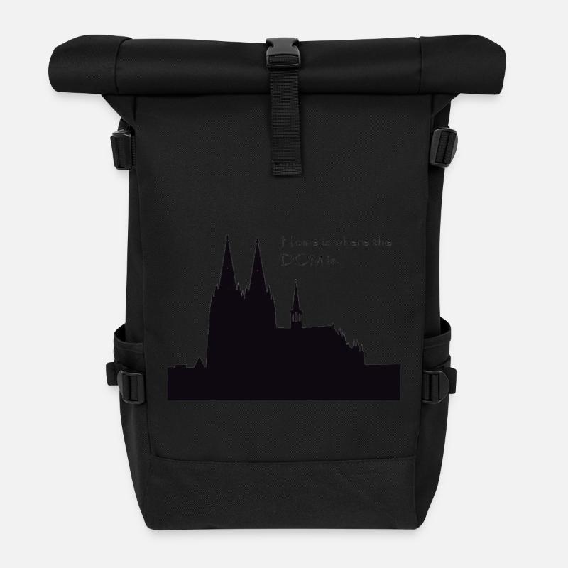 Cathédrale de Cologne - Sac à dos roll top - noir