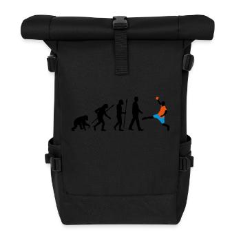 evolution_handball_102012_a_3c - Rolltop Rucksack - Schwarz - Vorne