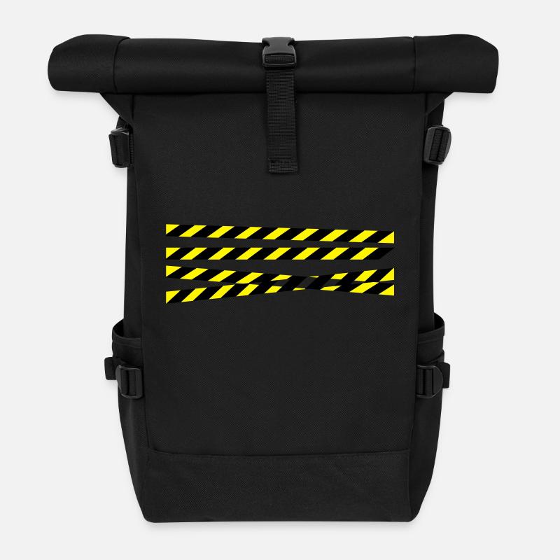 ansperrband__f2 - Rolltop Rucksack - Schwarz