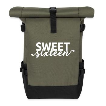 Sweet Sixteen Mignon cadeau de 16 ans - Sac à dos roll top - olive/noir - Devant