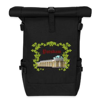 Potsdam - Roll Top Backpack - black - Front