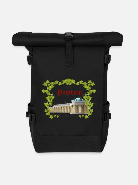 POTSDAM - Rolltop Rucksack - Schwarz