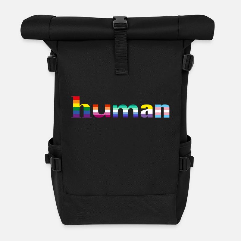 Unity in Diversity - Rolltop Rucksack - Schwarz
