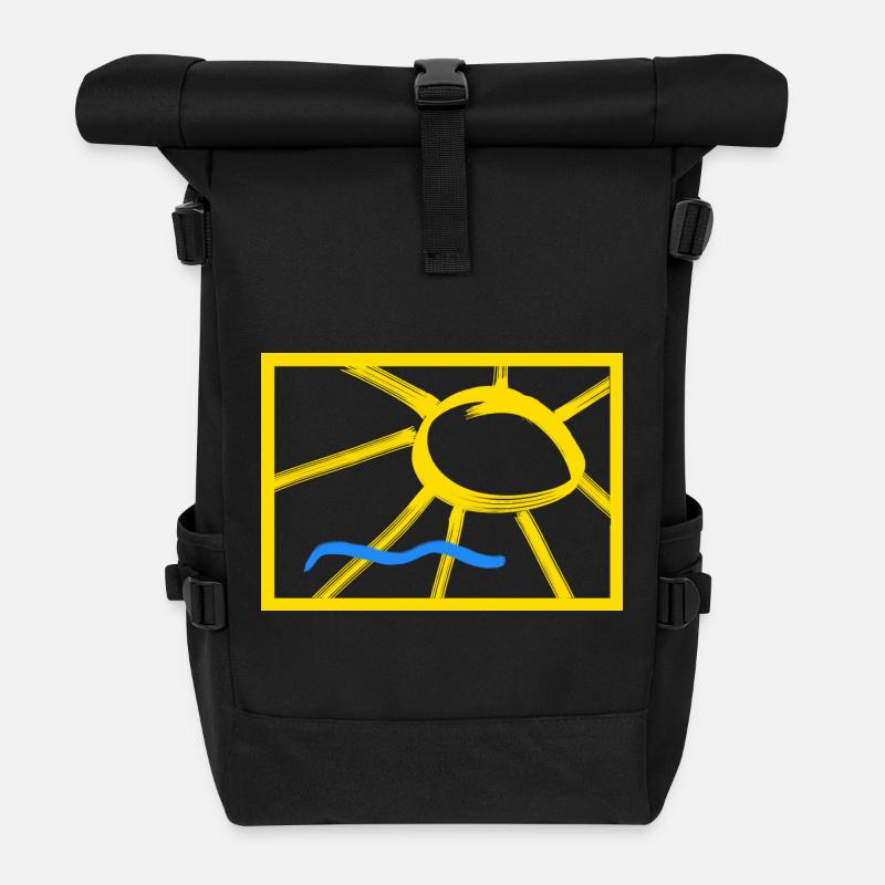 ÉTÉ - Sac à dos roll top - noir
