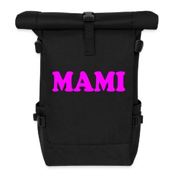 Mami - Rolltop Rucksack - Schwarz - Vorne