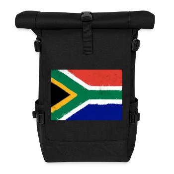 Flag of South Africa - Roll Top Backpack - black - Front