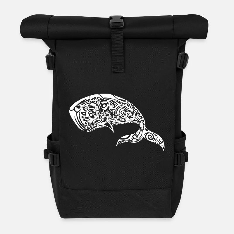 Dear Moby - Rolltop Rucksack - Schwarz