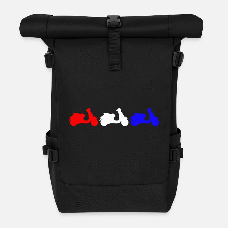 Scooter - Sac à dos roll top - noir