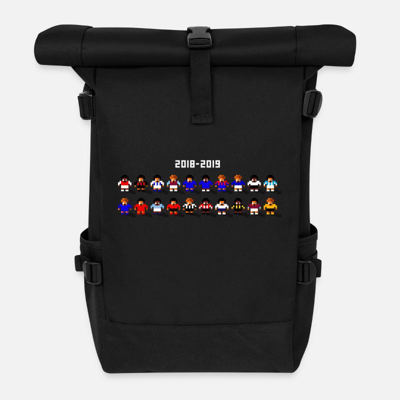Football Premier League Kits - Roll Top Backpack - black