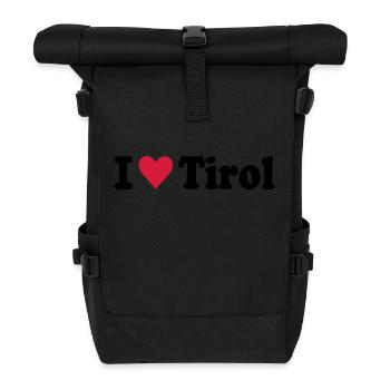 Tirol - Rolltop Rucksack - Schwarz - Vorne