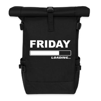Friday loading… 1c - Rolltop Rucksack - Schwarz - Vorne