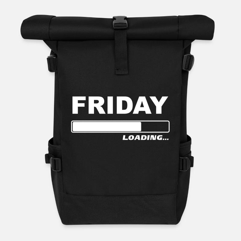 Friday loading… 1c - Rolltop Rucksack - Schwarz