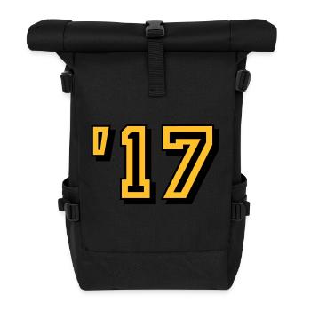 2017 ' 17 year 2017 - year 2017 - Roll Top Backpack - black - Front