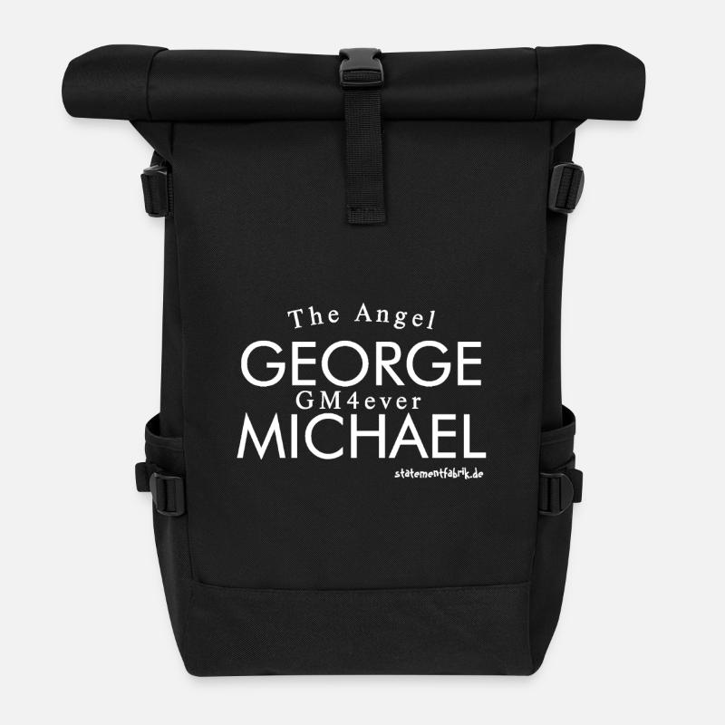 George Michael - The Angel - Rolltop Rucksack - Schwarz
