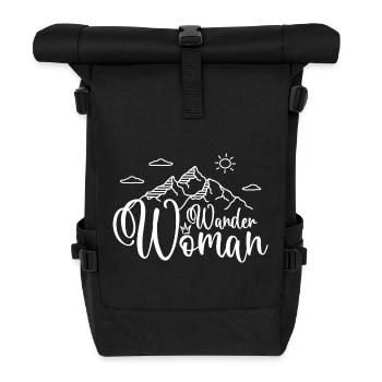 Wander Woman Wanderwoman - Rolltop Rucksack - Schwarz - Vorne