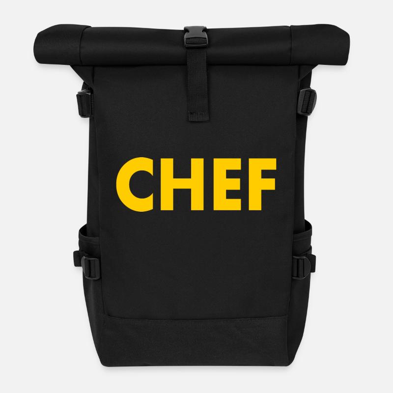 Chef - Rolltop Rucksack - Schwarz