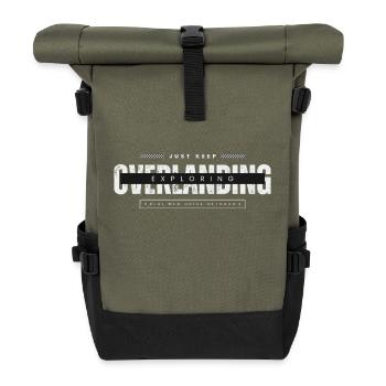 Overlanding Accessories, Overlanding Gear, Offroad - Roll Top Backpack - olive/black - Front