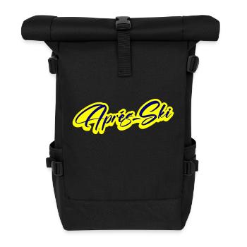 Après-ski - Roll Top Backpack - black - Front