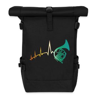 Cor de chœur - Sac à dos roll top - noir - Devant