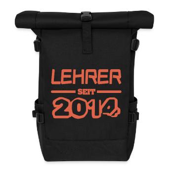 2014 - Rolltop Rucksack - Schwarz - Vorne