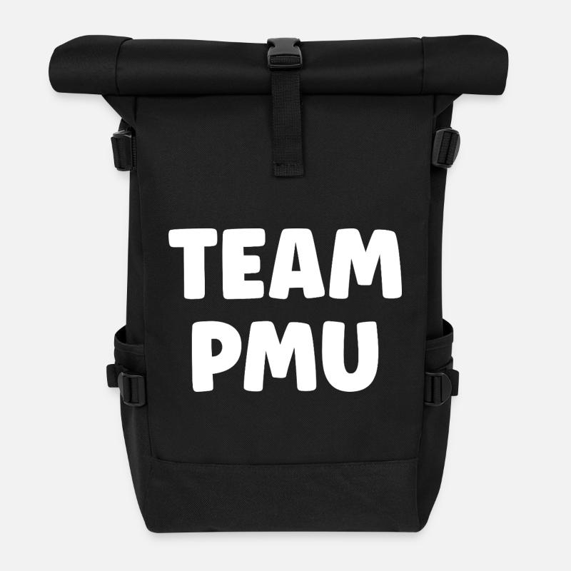 pmu - Sac à dos roll top - noir