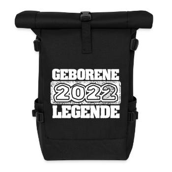 2022 - Rolltop Rucksack - Schwarz - Vorne