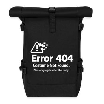 Erreur 404 Costume non trouvé - Sac à dos roll top - noir - Devant