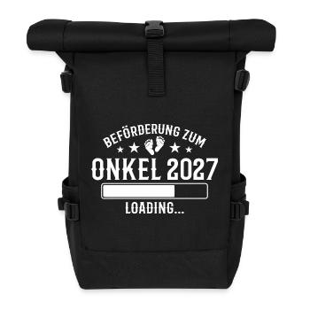 Annonce de grossesse de l’oncle enceinte 2027 - Sac à dos roll top - noir - Devant