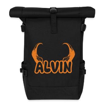 Teufel Alvin - Rolltop Rucksack - Schwarz - Vorne