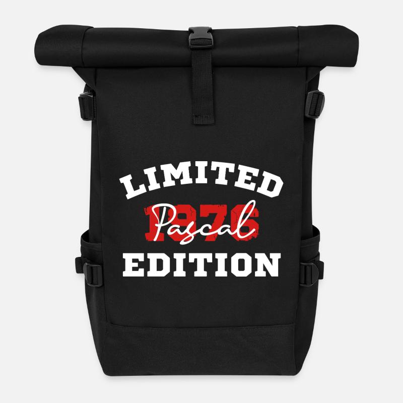 Limitierte Ausgabe Pascal 1976 - Rolltop Rucksack - Schwarz