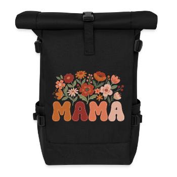 Mama - Sac à dos roll top - noir - Devant
