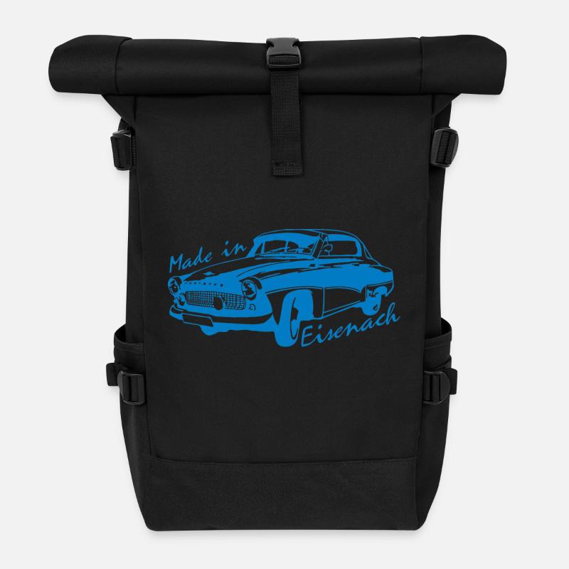 Wartburg W311 Coupe - Rolltop Rucksack - Schwarz