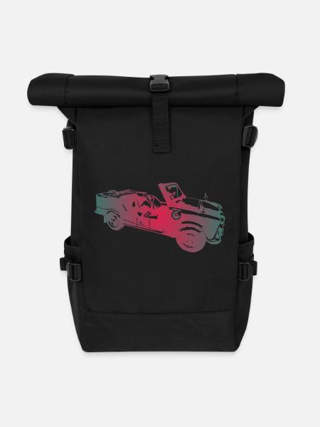 Kübel 601 NVA - Rolltop Rucksack - Schwarz