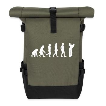 Evolution Golf - Rolltop Rucksack - Olive/Schwarz - Vorne