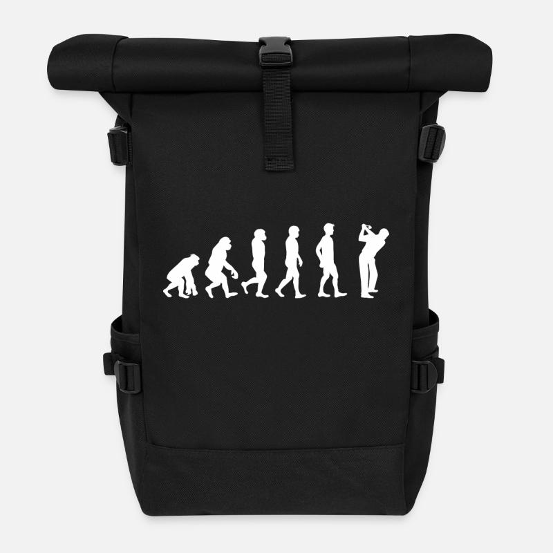 Evolution Golf - Sac à dos roll top - noir