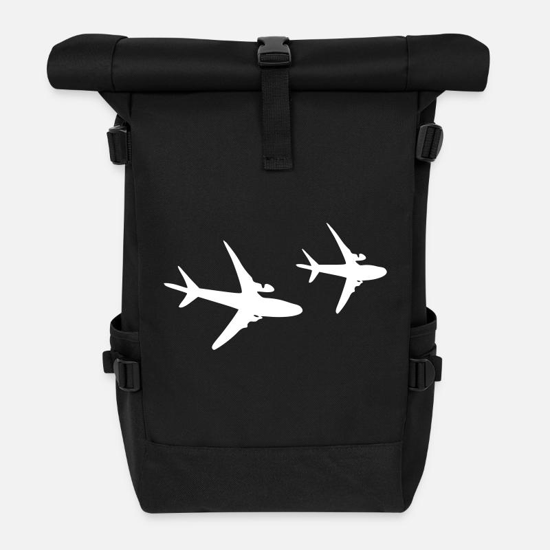 Flugschirm - Rolltop Rucksack - Schwarz