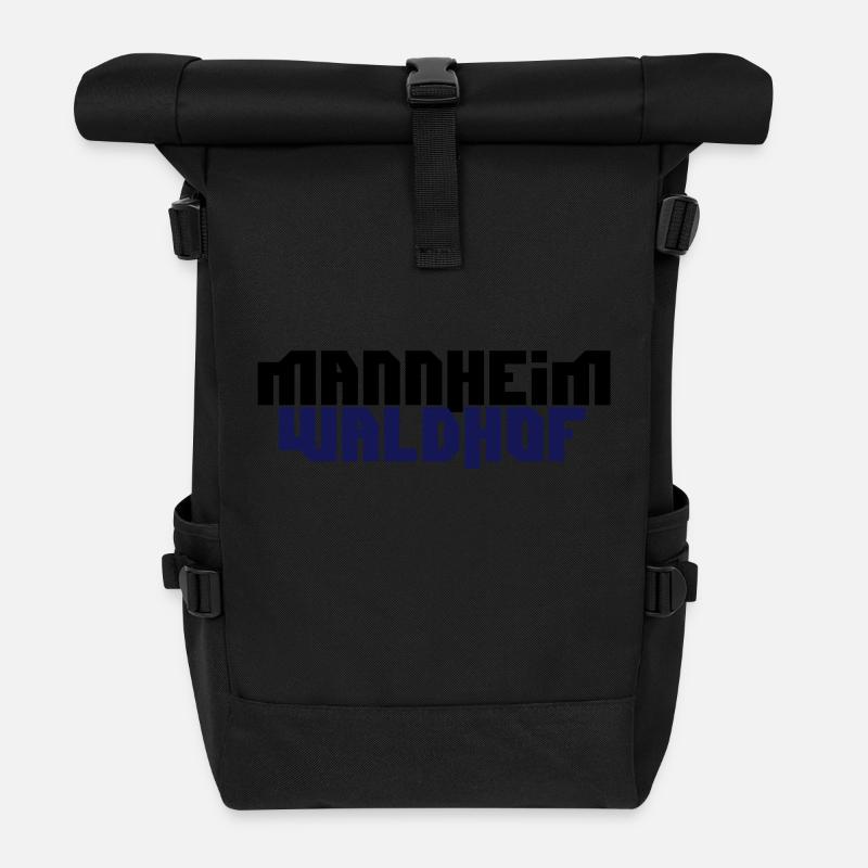 mannheim waldhof - Rolltop Rucksack - Schwarz