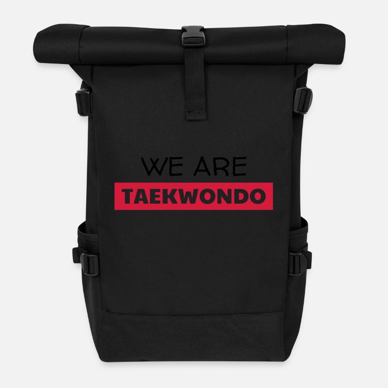 Taekwondo Taekwondoin Tae-Kwon-Do Tae Kwon Do - Rolltop Rucksack - Schwarz