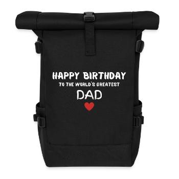 Joyeux anniversaire Papa Personne préférée Anniversaire - Sac à dos roll top - noir - Devant