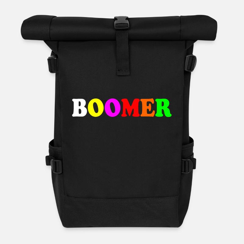 Boomer - Rolltop Rucksack - Schwarz