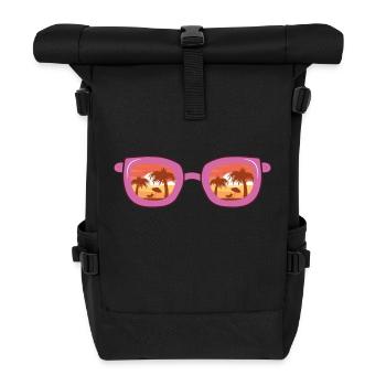 lunettes de soleil - Sac à dos roll top - noir - Devant